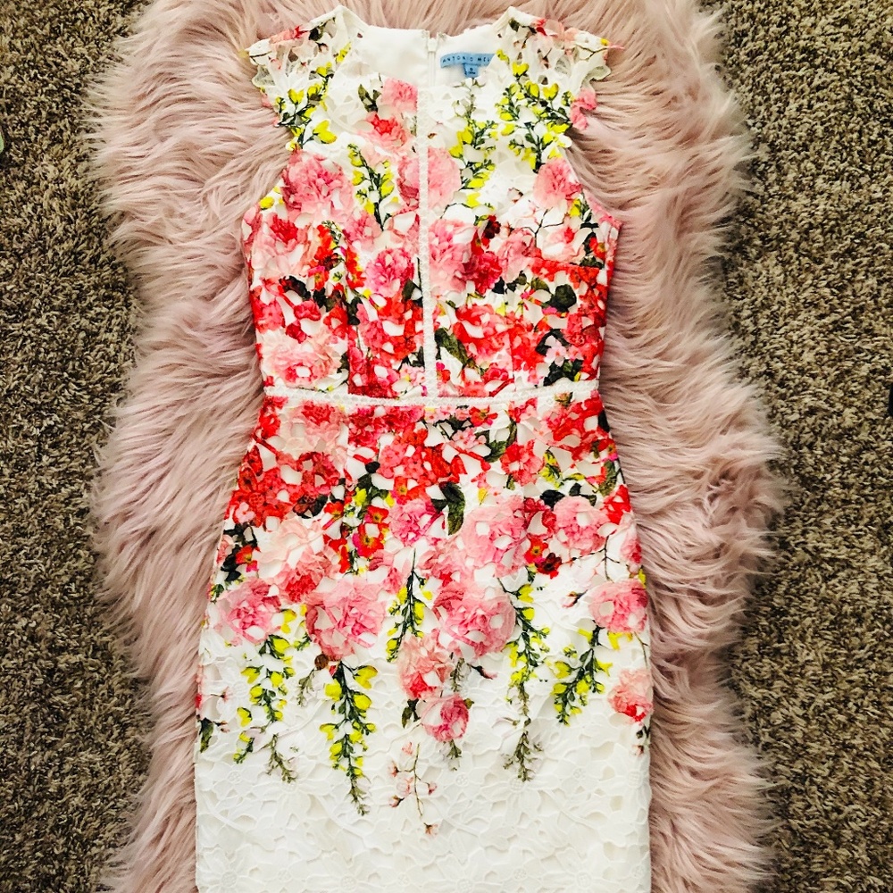 Antonio Melani Lace Floral Dress